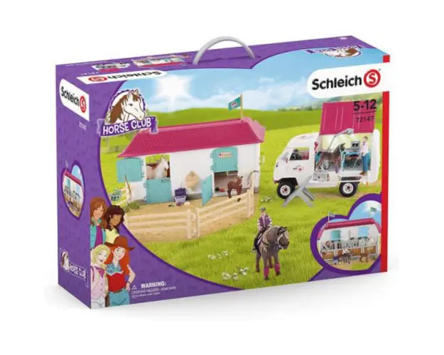 Schleich vizita veterinarului la grajduri