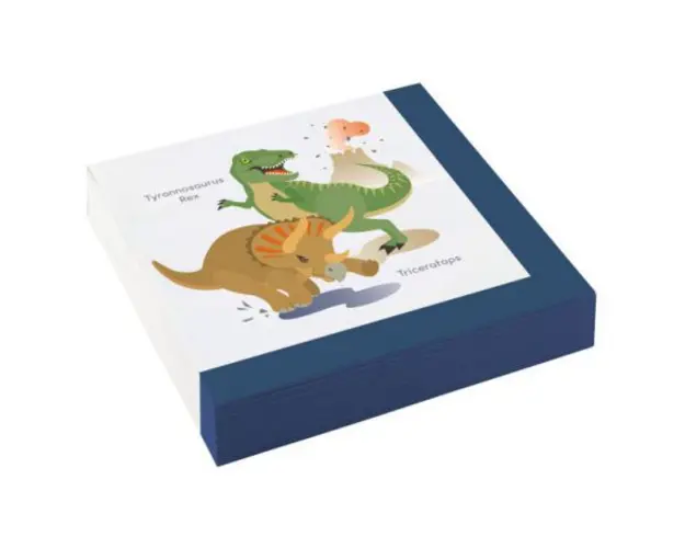 Servetele petrecere dinozauri 33x33 cm
