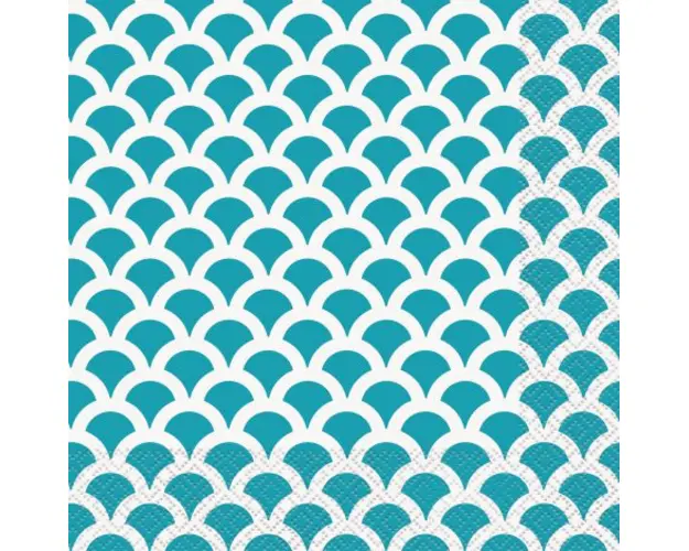 Servetele petrecere turcoaz 16 buc