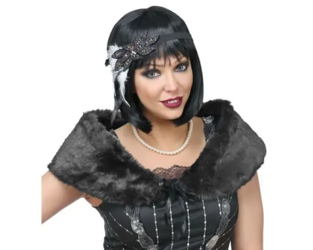 Set 2 accesorii charleston negru