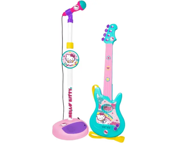 Set chitara si microfon Hello Kitty 1494