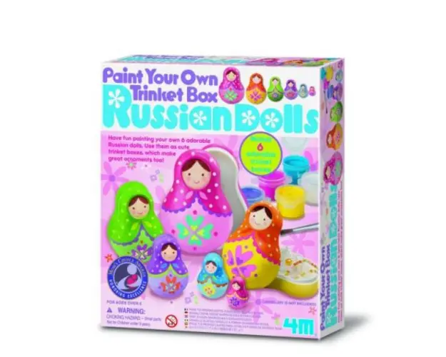 Set creativ de pictat - Cutiute Matrioshka