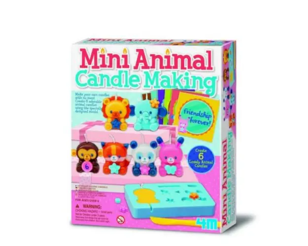 Set creativ DIY - Realizeaza lumanari in forma de animalute