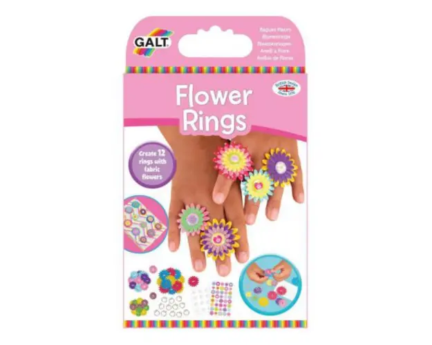 Set creativ - inele cu floricele