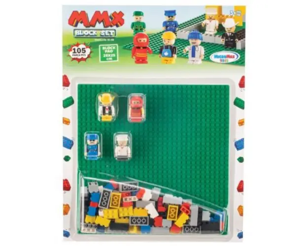 Set de blocuri de constructie Micromax MMX BLOCK SET 105 buc.