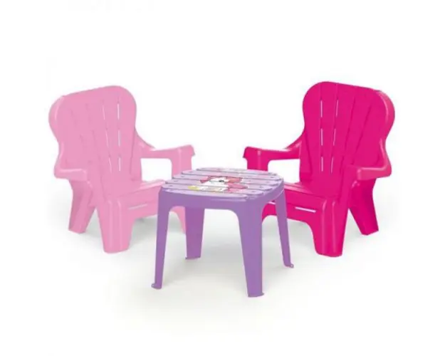 Set de masa cu scaune - unicorn