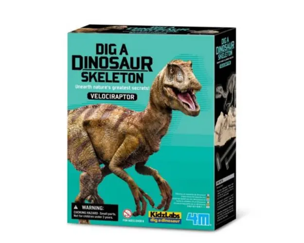 Set educativ Sapa si descopera Dinozauri - Velociraptor