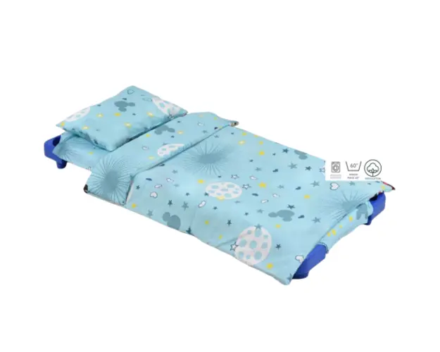 Set Lenjerie cu pilota si perna pentru patut gradinita diverse modele