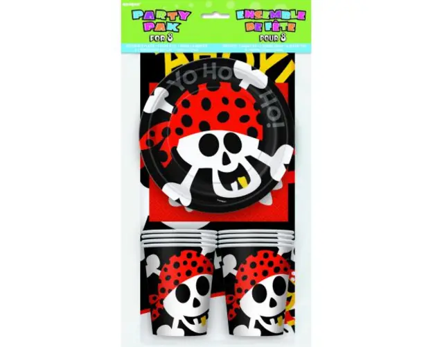Set petrecere pirati 8 copii