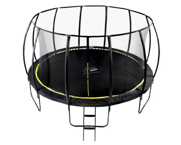 Set trambulina 427 cm cu plasa si scarita Ookee Jump Carbon