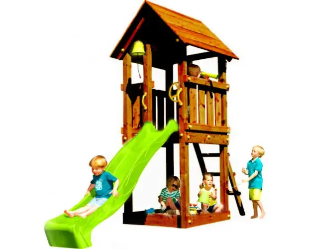 Spatiu de joaca din lemn Kiosk BlueRabbit 2.0