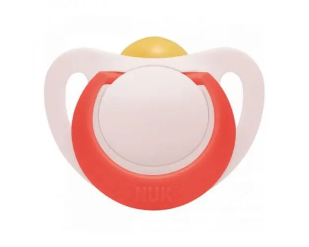 Suzeta Nuk Star Latex 6-18 luni Rosu