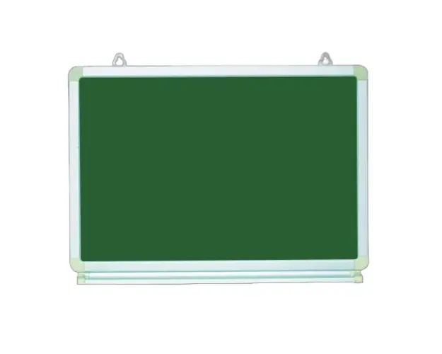 Tabla scolara verde magnetica pentru creta, 180 x 100 cm