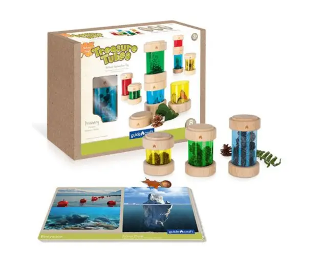 Treasure Tubes Colors, Guidecraft