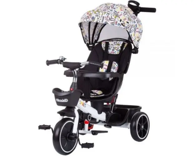 Tricicleta Chipolino Smart cu sezut reversibil white