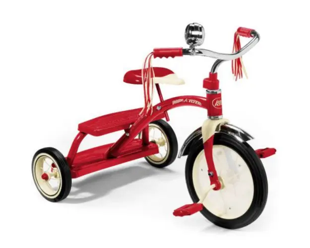 Tricicleta Radio Flyer Classic Red Dual Deck, 2-5 ani