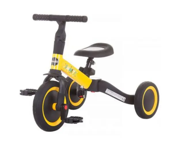 Tricicleta si bicileta Chipolino Smarty 2 in 1 yellow