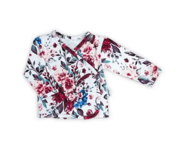 Tricou cu maneca lunga bumbac 100% Colectia Kate Marimea 68