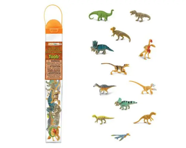 Tub cu figurine Dinozauri cu pene