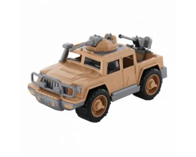 Vehicul militar de teren cu tun si mitraliera Bej