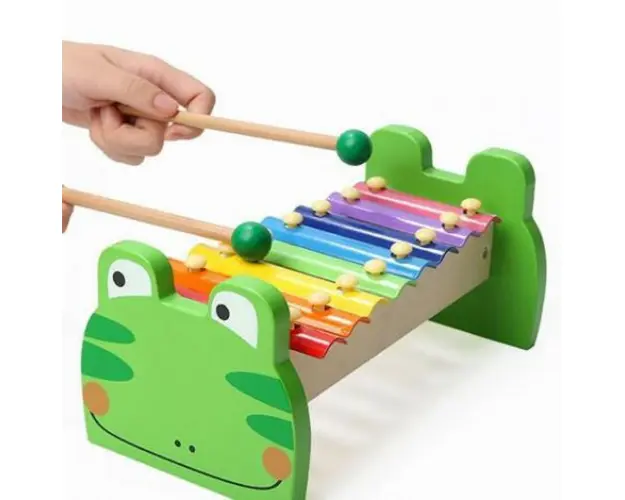 Xilofon din lemn - broscuta vesela
