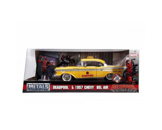 Yellow Taxi Chevy 1957 Dead Pool Scara 1 La 24