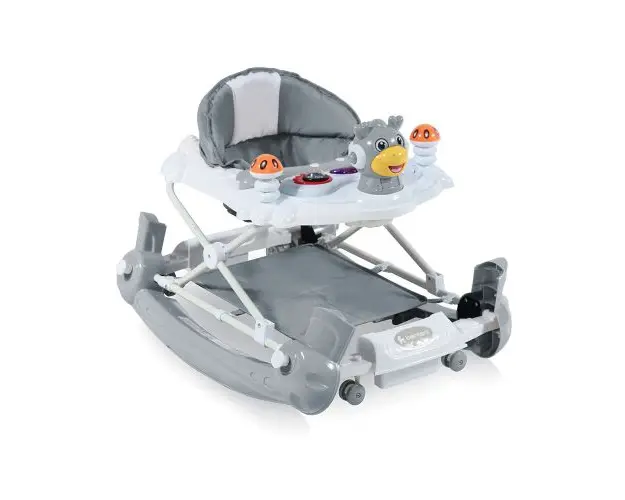 Premergator cu balansoar Lorelli Bambi Grey