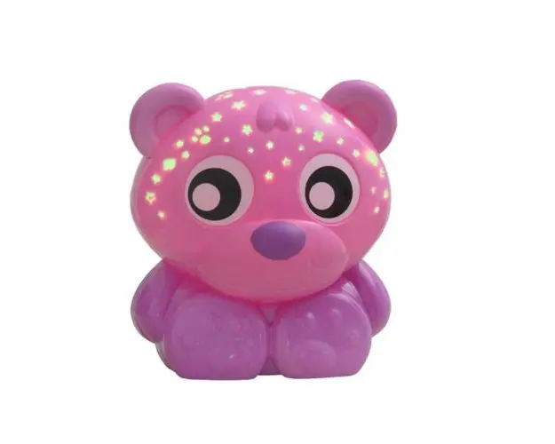 Proiector cu lumina de veghe Playgro Goodnight Bear pink