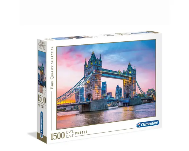 Puzzle 1500 piese Clementoni HQ Collection Tower Bridge Sunset