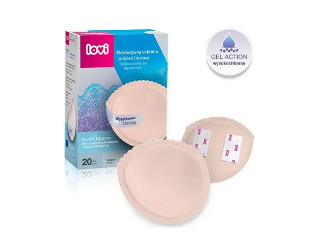 Tampoane pentru sani de unica folosinta Lovi Discret Elegance Bej 20 buc