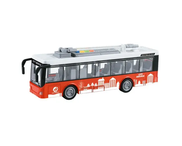 Autobuz City Cervice cu sunete si lumini 1:16