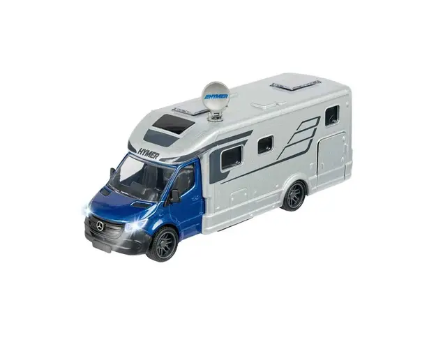 Autorulota metalica Majorette Hymer B-Class cu lumini si sunete 19 cm
