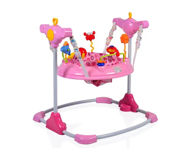 Centru de activitati cu jumper Moni Vista pink