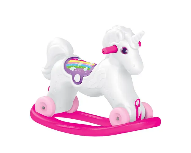 Balansoar Unicorn cu roti Dolu