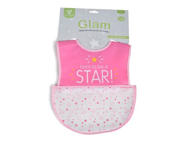 Baveta cu buzunar Cangaroo Glam Pink