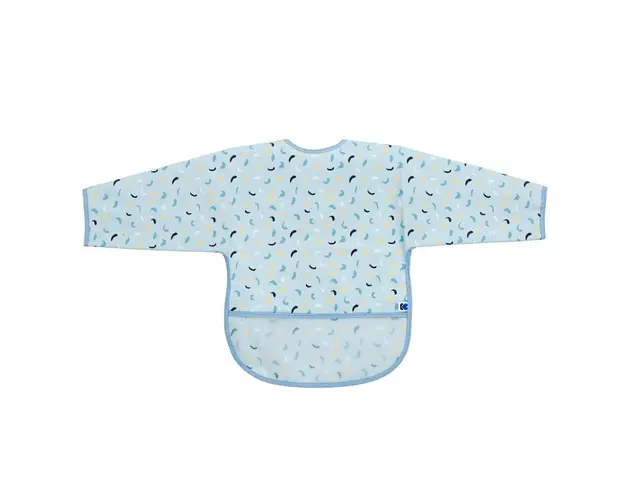 Baveta cu maneci Kikka Boo Arty Blue Pattern