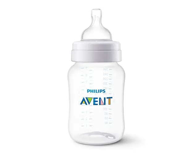 Biberon Avent anticolici, tetina debit 2, 1 luna+, 260 ml