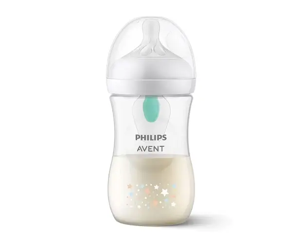 Biberon Avent Natural Response Airfree 3.0, 260 ml, stelute si ursulet, o luna+