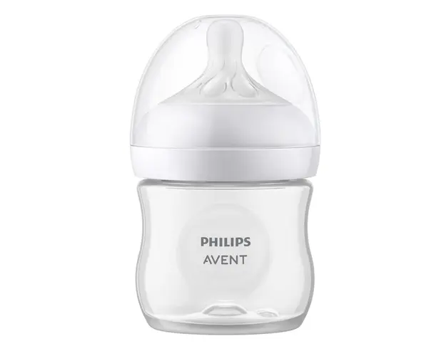 Biberon cu tetina din silicon Avent Natural Response 3.0 125 ml 0+