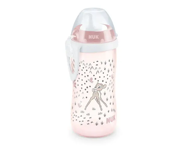 Biberon de tranzitie cu cioc silicon Nuk Kiddi Cup 300 ml Bambi