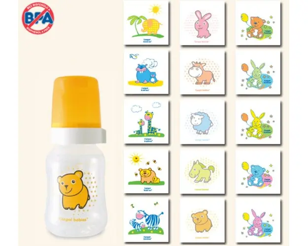 Biberon polipropilena Canpol BPA 0% 120 ml 0+