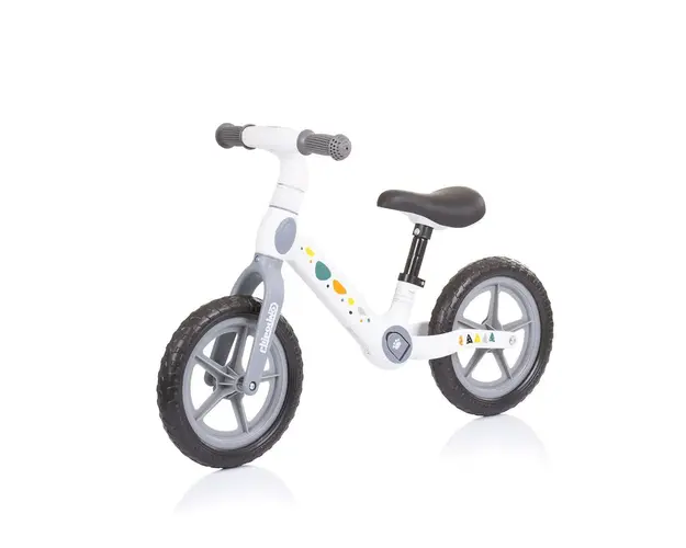 Bicicleta fara pedale Chipolino Balance Dino 2023 White Grey