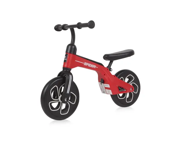 Bicicleta fara pedale unisex 10 inch Lorelli Spider rosu