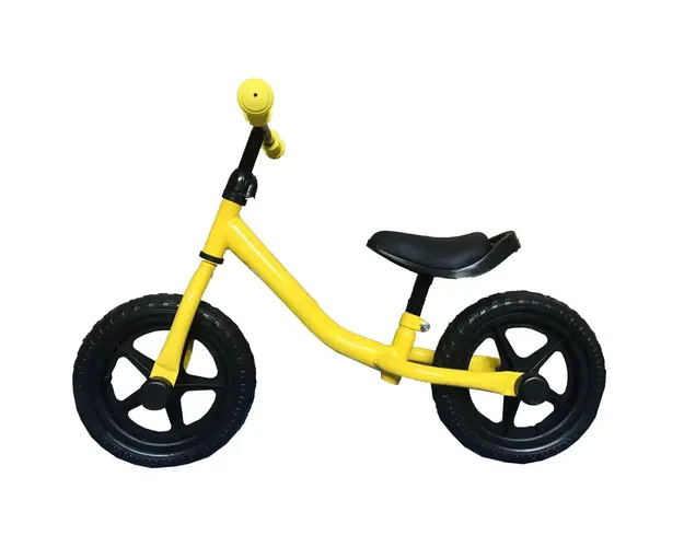 Bicicleta fara pedale unisex 12 inch Ocie Flash Galbena