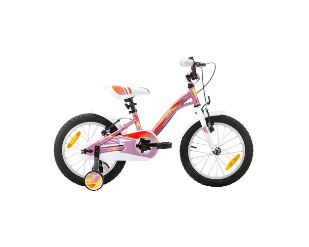 Bicicleta pentru fete Max Bike Sprint Alice 16 inch Roz Pastel