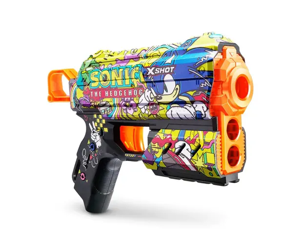 Blaster X Shot Sonic Flux cu 8 proiectile