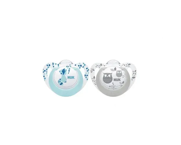Set 2 suzete silicon Nuk Genius 6-18 luni