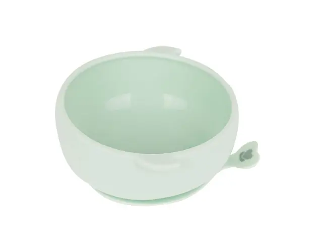 Bol din silicon 300 ml Kikka Boo Whale Verde Menta