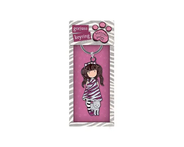 Breloc metalic Gorjuss Ruby Wild