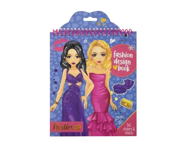 Brosura cu autocolante Grafix Besties 140007 diverse modele